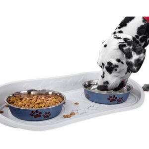 petmaker non skid pet bowl tray